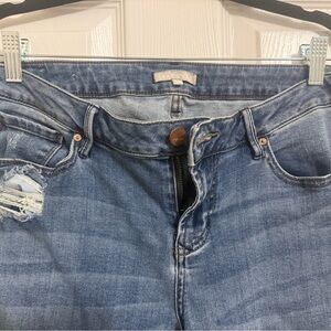 Dear John Women's Distressed Blue Boyfriend Jeans